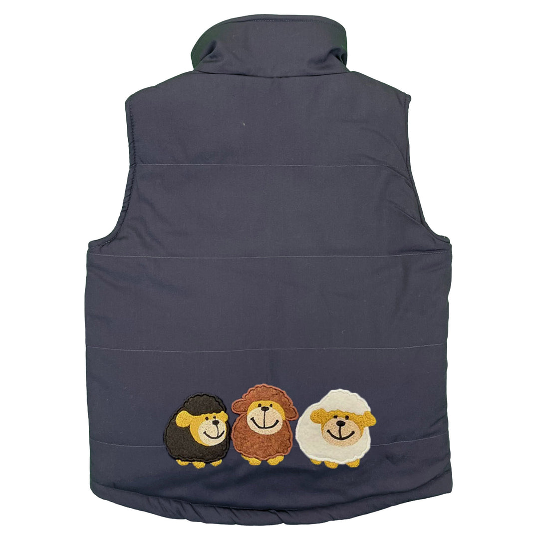 Kids Embroidered Padded Gilet