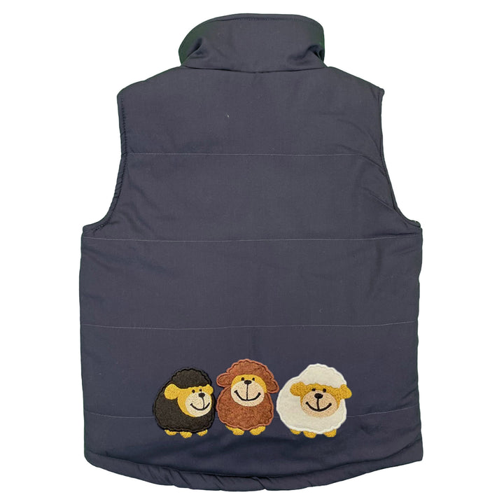Kids Embroidered Padded Gilet
