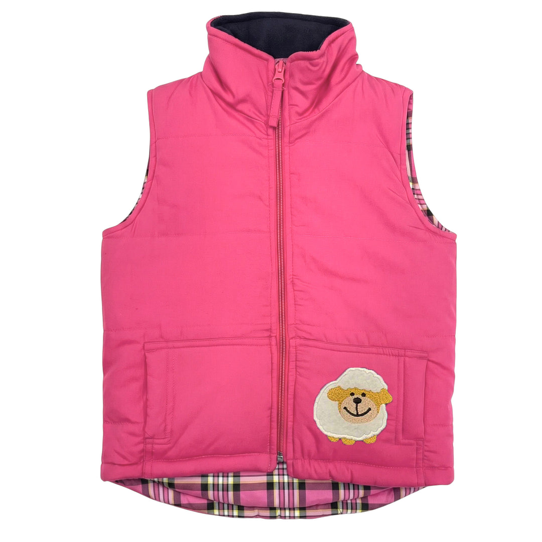 Kids Embroidered Padded Gilet