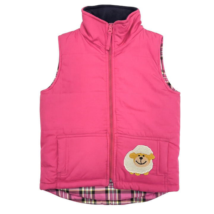 Kids Embroidered Padded Gilet