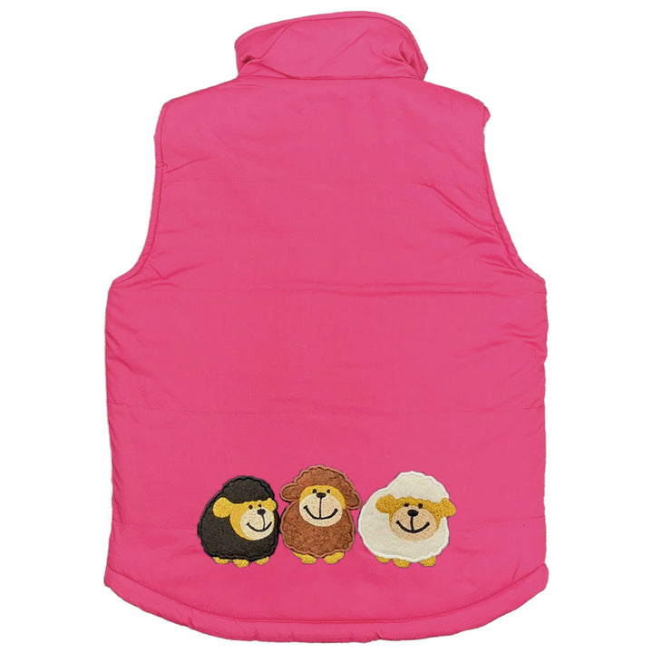 Kids Embroidered Padded Gilet