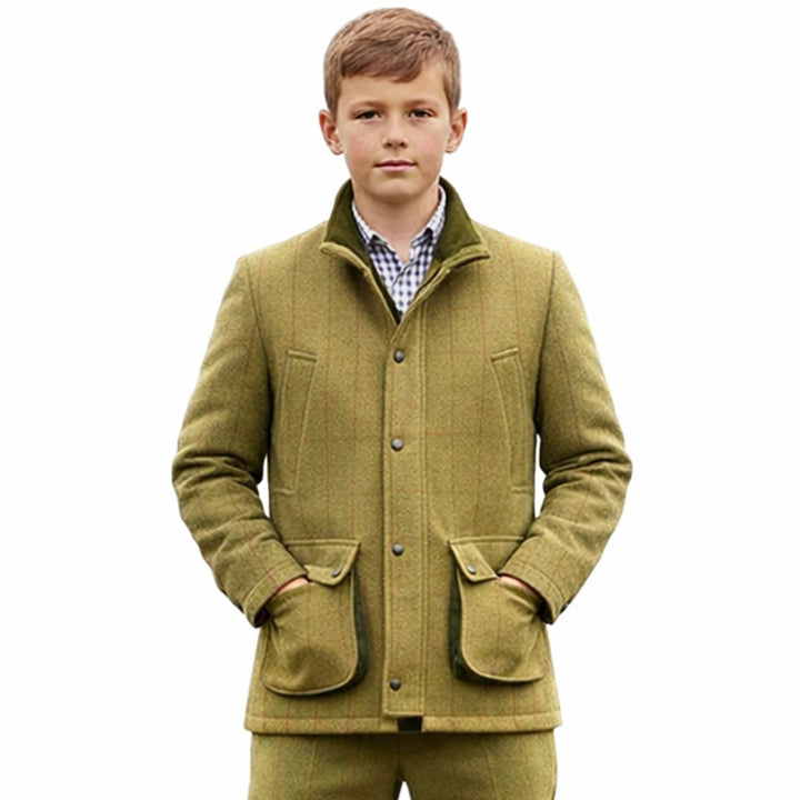 Game Kids Padded Tweed Country Jacket