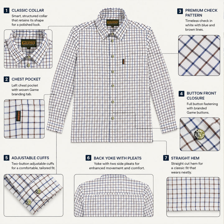 Game Ladies Tattersall Shirt