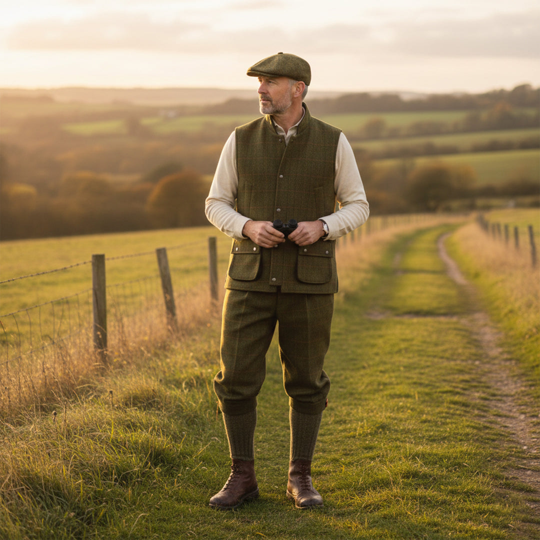 Game Men’s Derby Tweed Gilet | Ascot