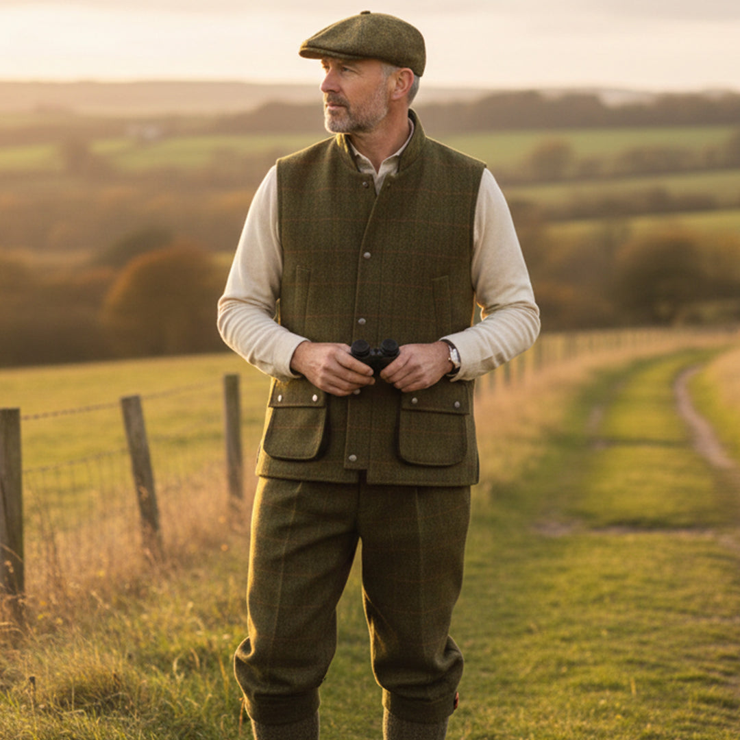 Game Men’s Derby Tweed Gilet | Ascot