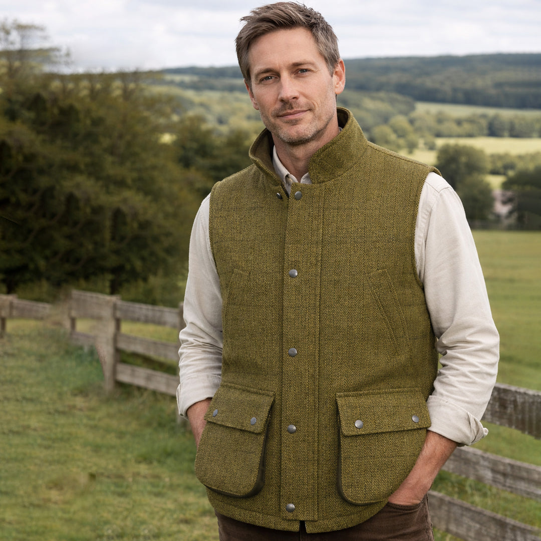 Game Men’s Derby Tweed Gilet | Ascot