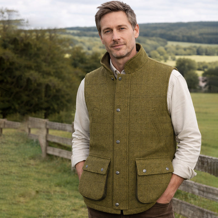 Game Men’s Derby Tweed Gilet | Ascot