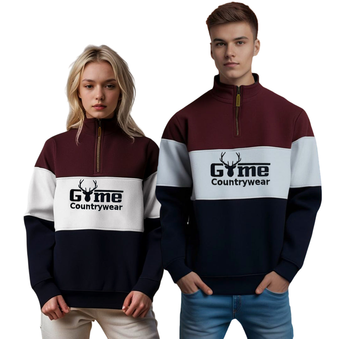 Game Unisex Half Zip Neck Country Pullover