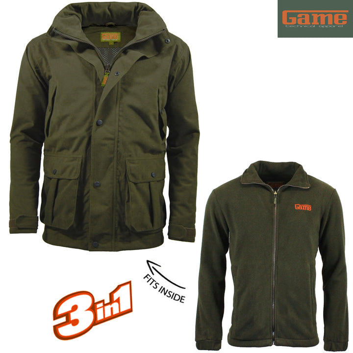 Game EN306 Shell & Fleece 3in1 Stealth Jacket