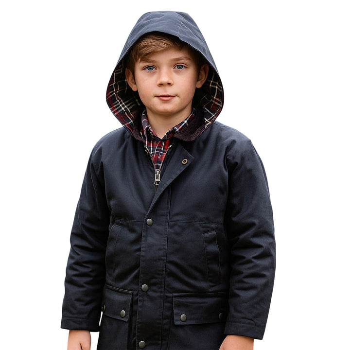 Game Kids Quilted Wax Jacket