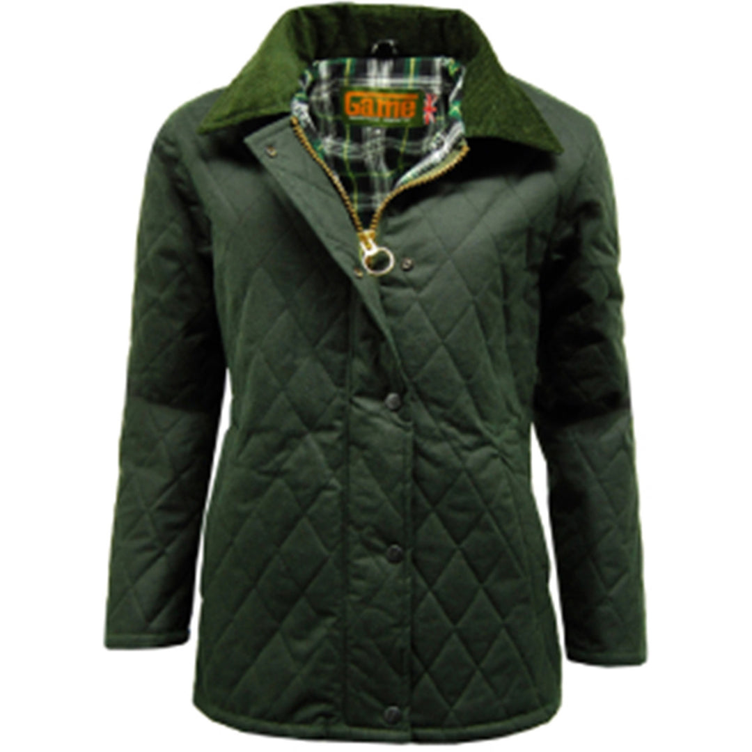 Game Zara Quilted Wax Jacket