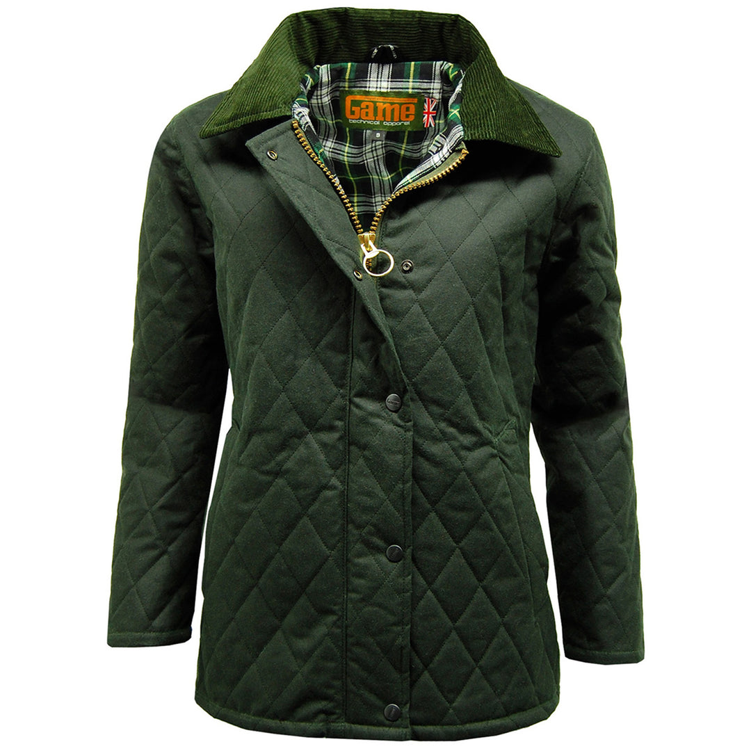 Game Zara Quilted Wax Jacket