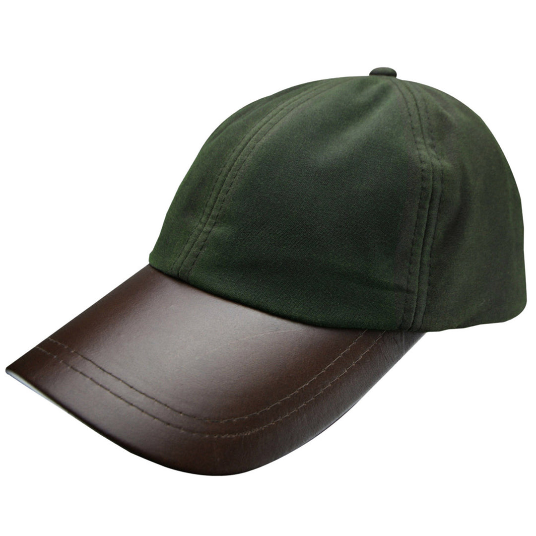 Leather Skip Wax Baseball Cap