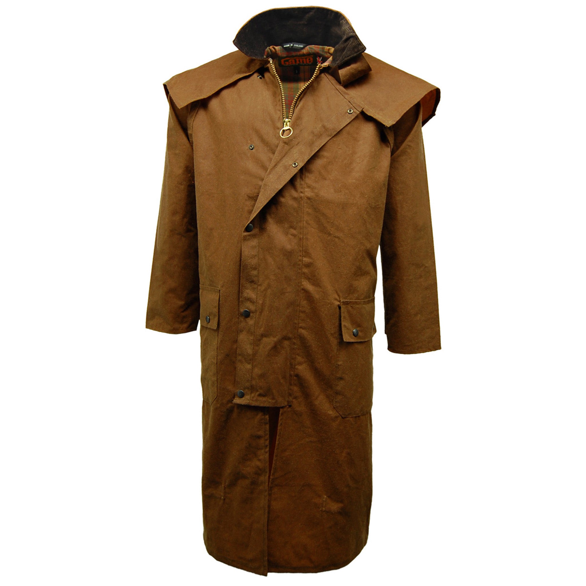 Wax Stockman Long Cape Premium Quality Apparel Game Clothing UK Game Technical Apparel