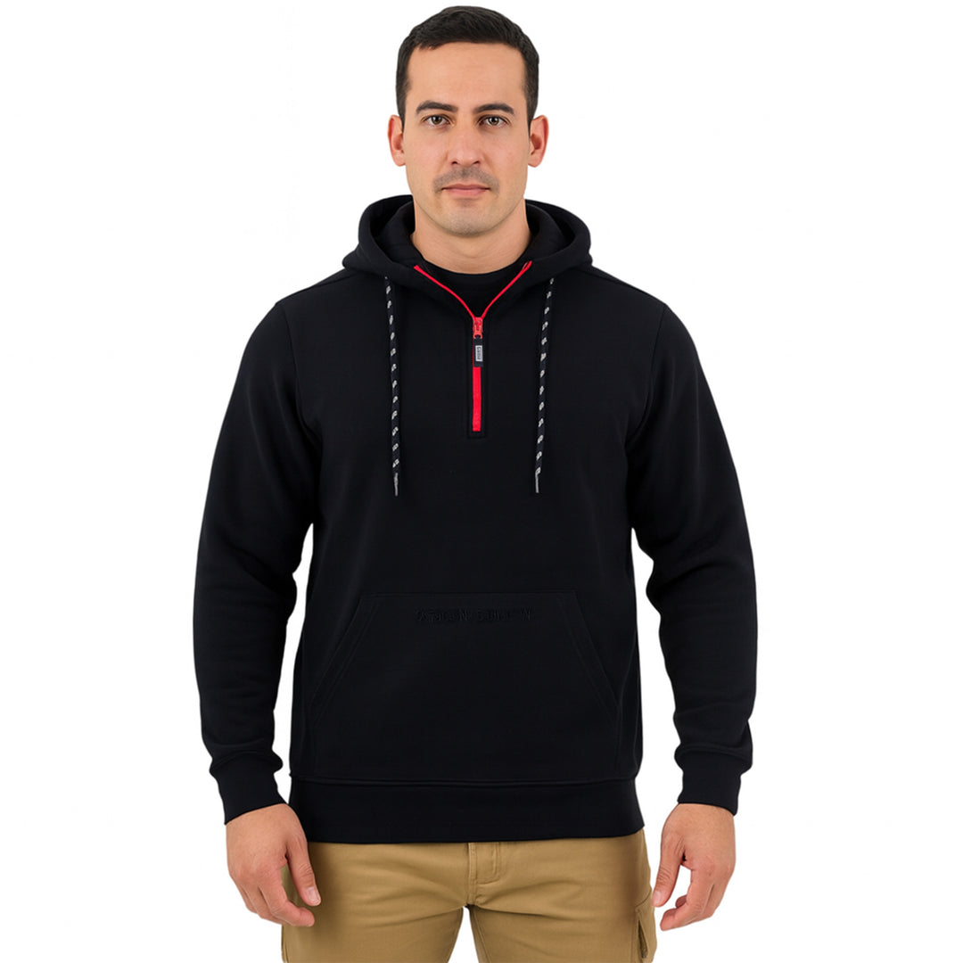 Game Trail Half Zip Neck Fleece Hoodie