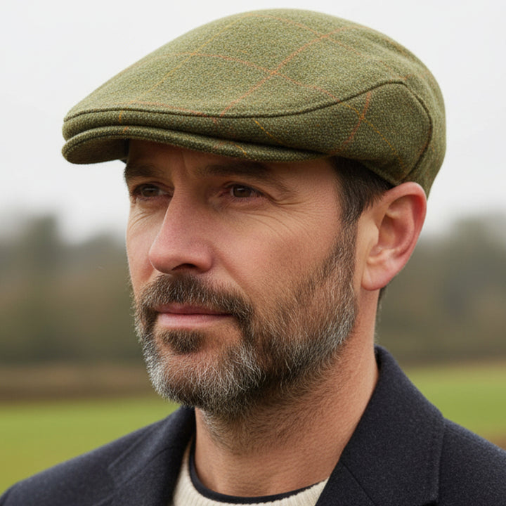 Game Men's Tweed Flat Cap