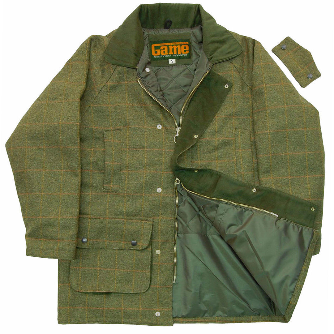 Game Men’s Padded Derby Tweed Coat