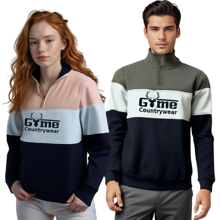 Game Unisex Half Zip Neck Country Pullover