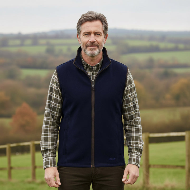 Mens Game Stanton Country Fleece Gilet