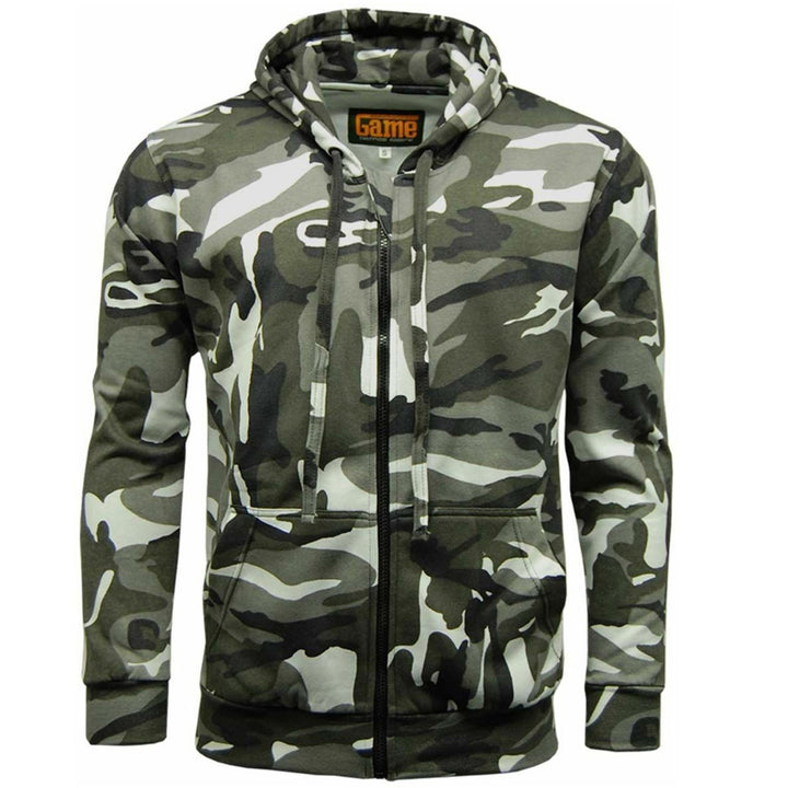 Game Camouflage Zip Hoodie