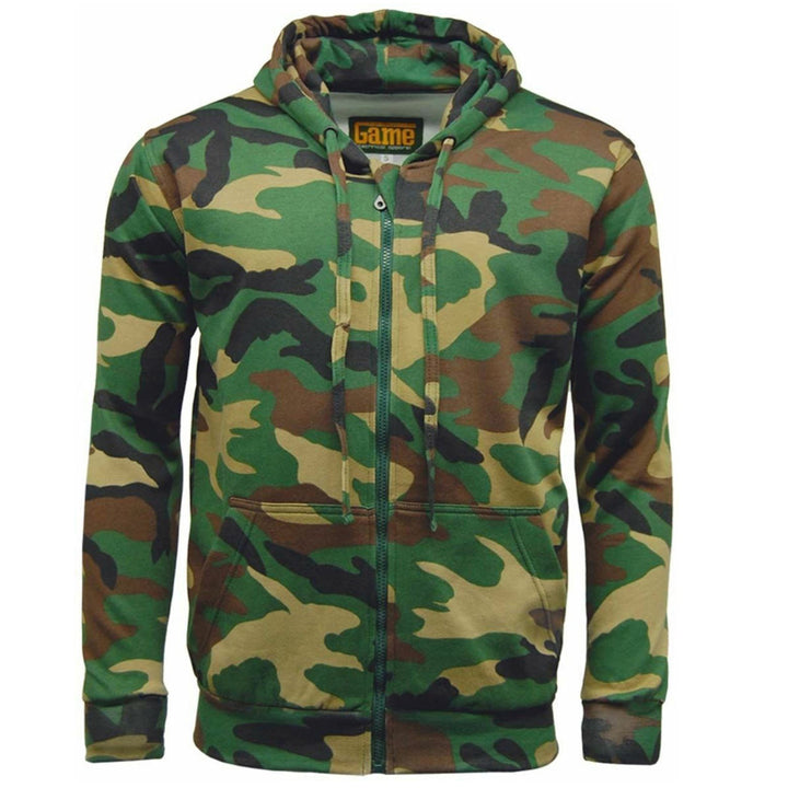 Game Camouflage Zip Hoodie