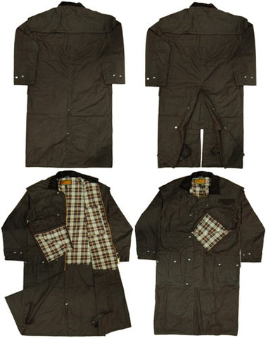 Mens stockman hot sale coat uk