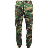 Game Mens Camouflage Joggers in Woodland