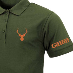 Game Mens Stag Logo Polo Shirt Top