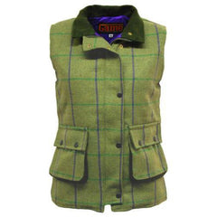 Game Abby Tweed Gilet from Front