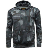 Game Mens Camouflage Hoodie Midnight
